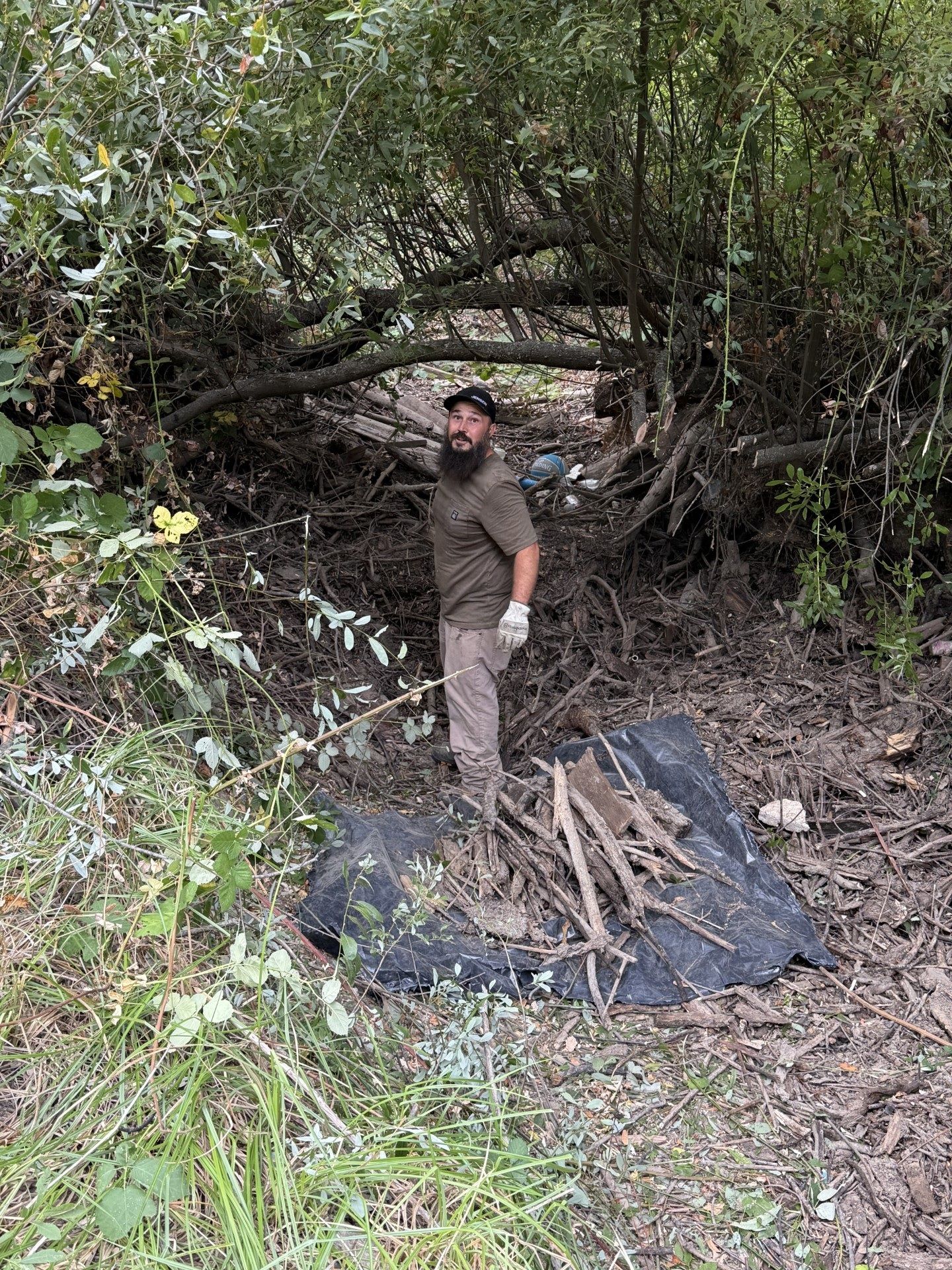 Crews are hauling debris out of the second blockage farther downstream