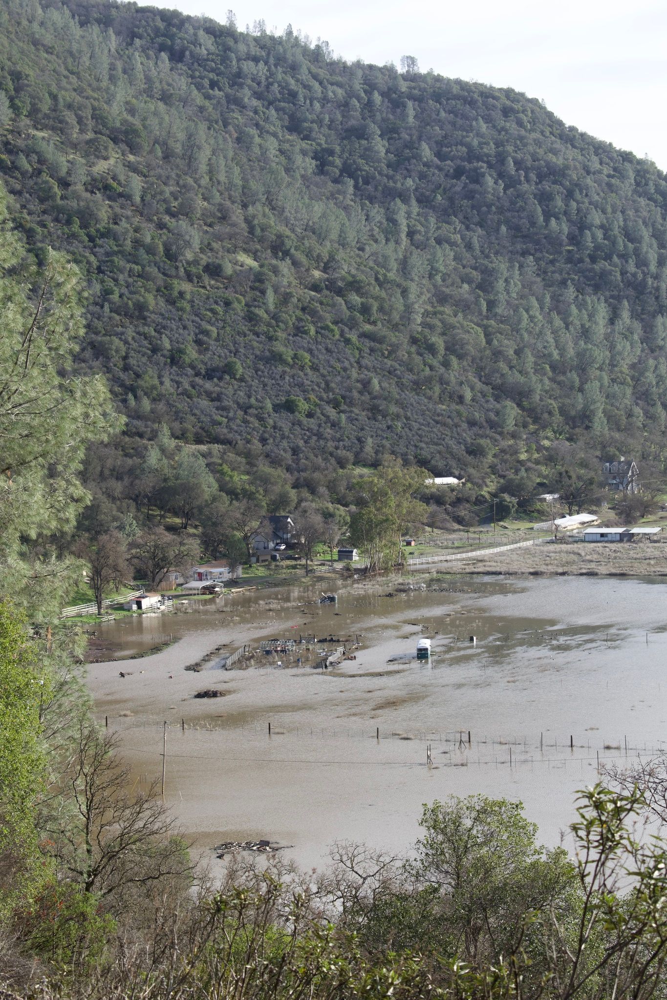 Flooding along Jamie Lane (January 2023)