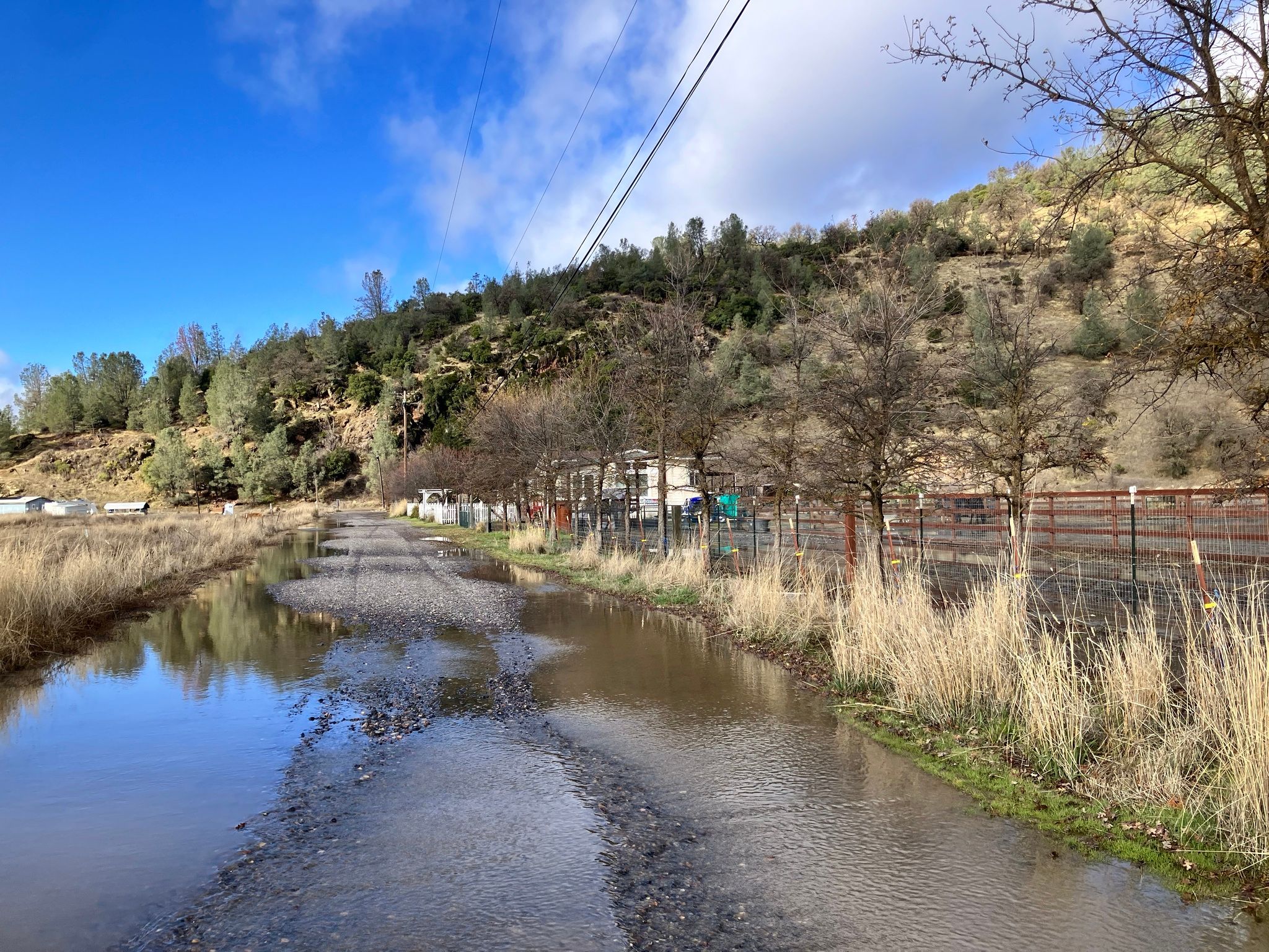 Flooded roads (December 2024)
